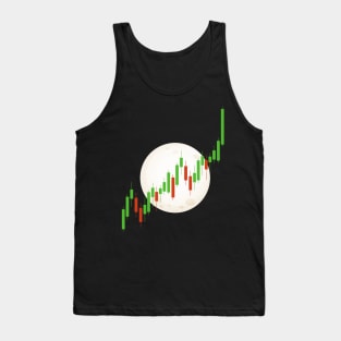 Heartbeat Candlestick Chart Exchange Stock Market Tank Top